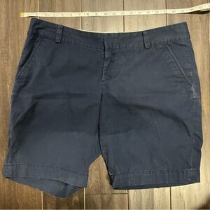 Lilly Pulitzer Chipper Shorts Size 14 Navy Blue